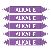 Značení potrubí, alkálie